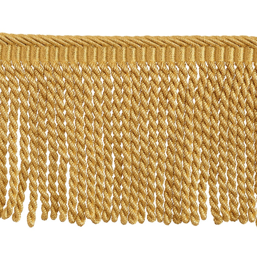 Valenza Bullion Fringe 12cm Trim Gold