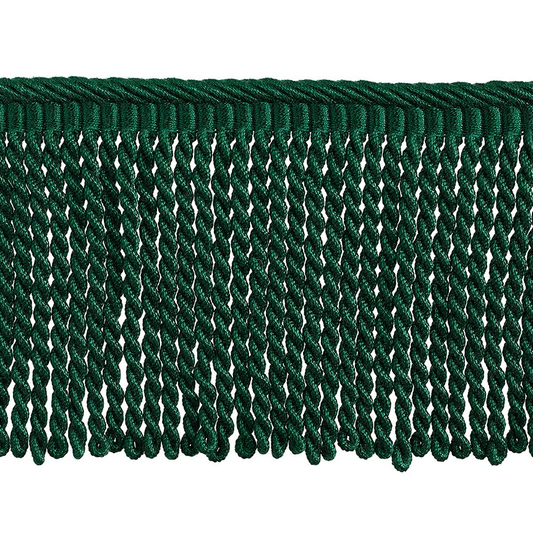 Valenza Bullion Fringe 12cm Trim Medici Green