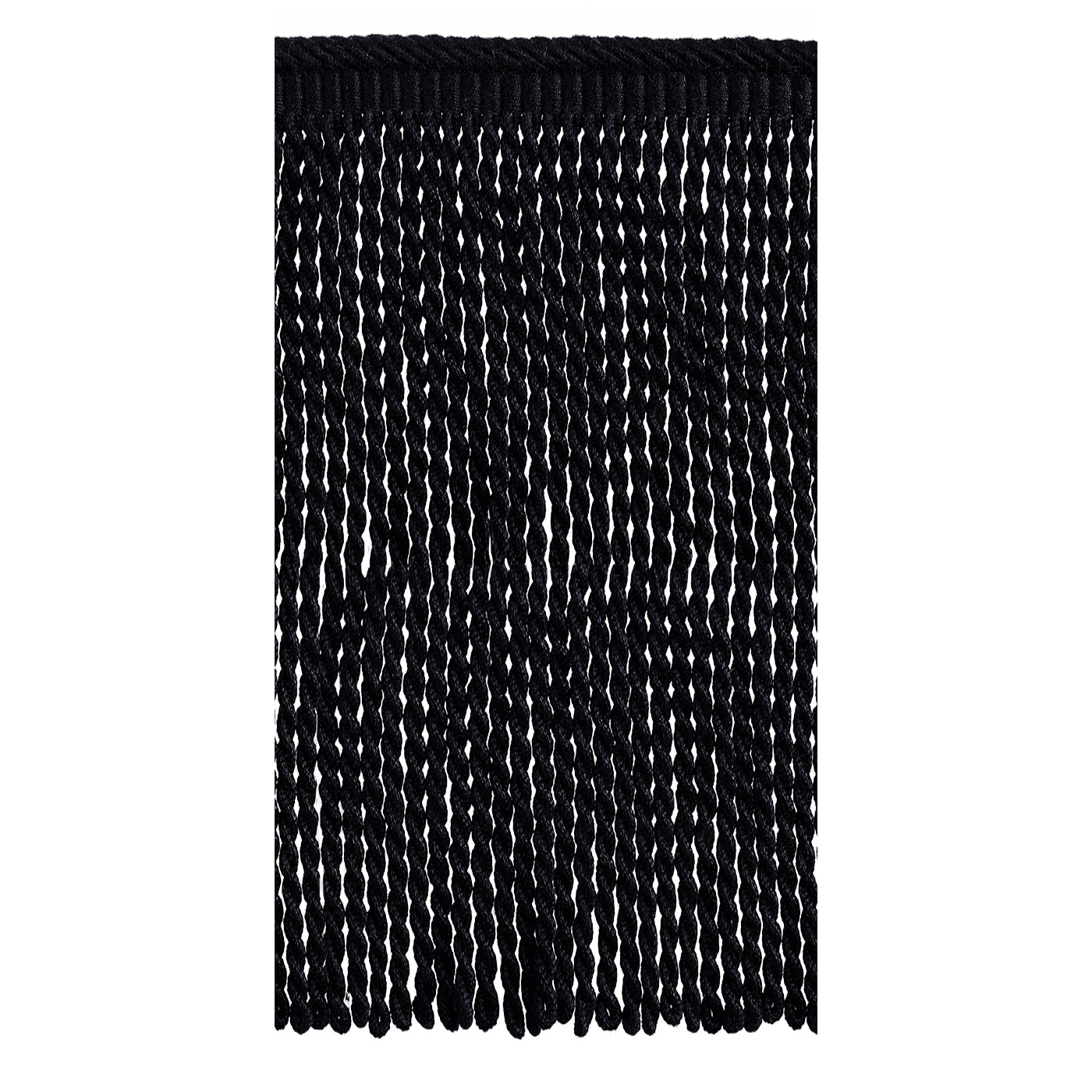Valenza Bullion Fringe 21cm Trim Black Truffle
