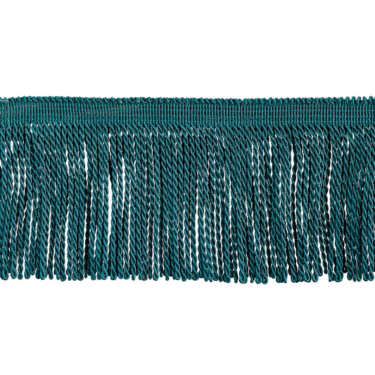 Valenza Bullion Fringe 80mm Trim Verdigris Royale