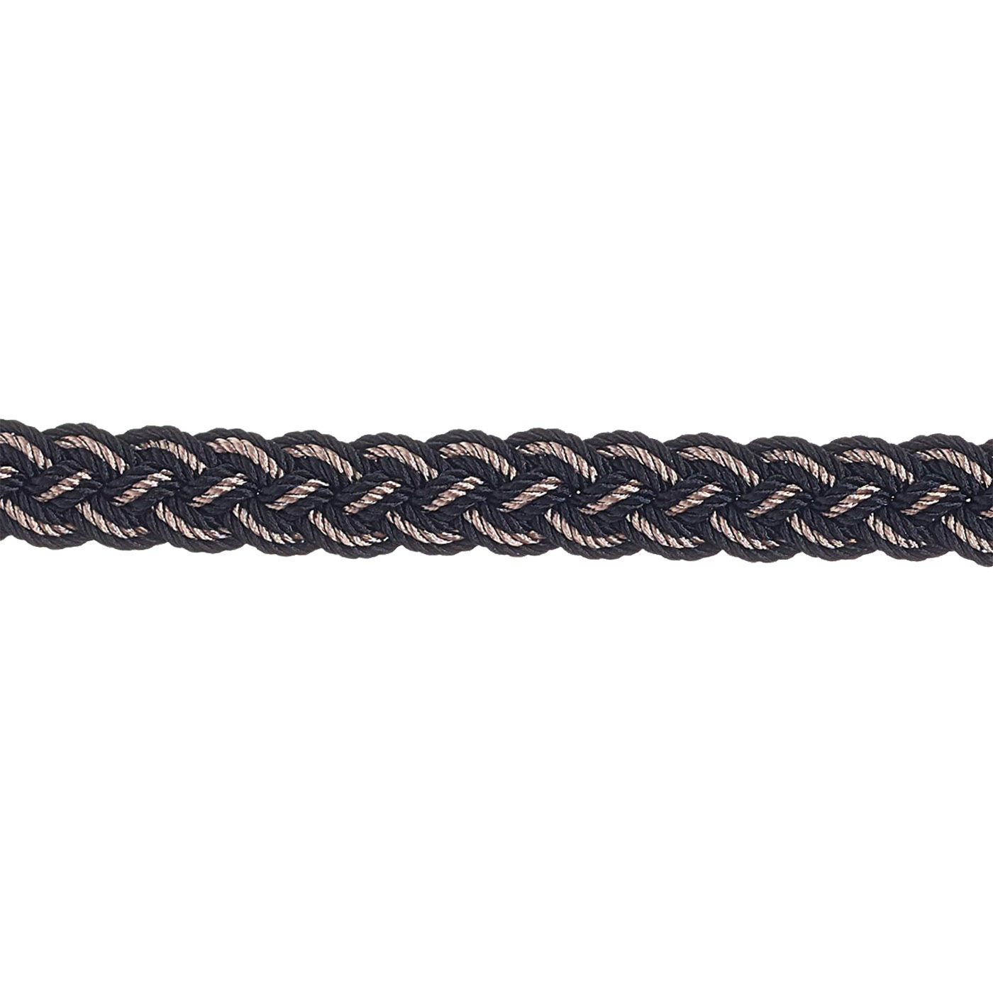 Valenza Braided Gimp Cord 10mm Trim Black Truffle