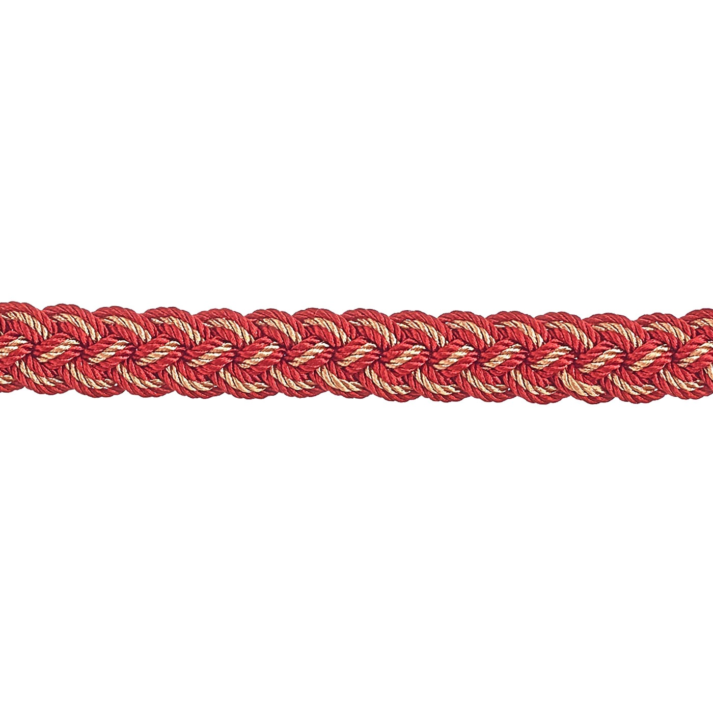 Valenza Braided Gimp Cord 10mm Trim Cardinal