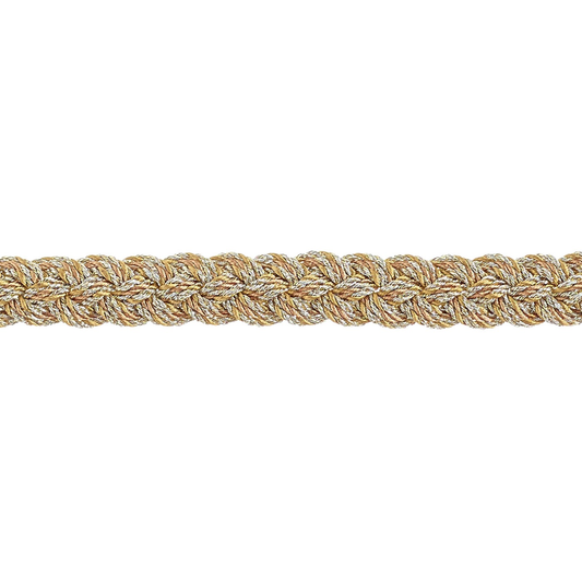 Valenza Braided Gimp Cord 10mm Trim Gold