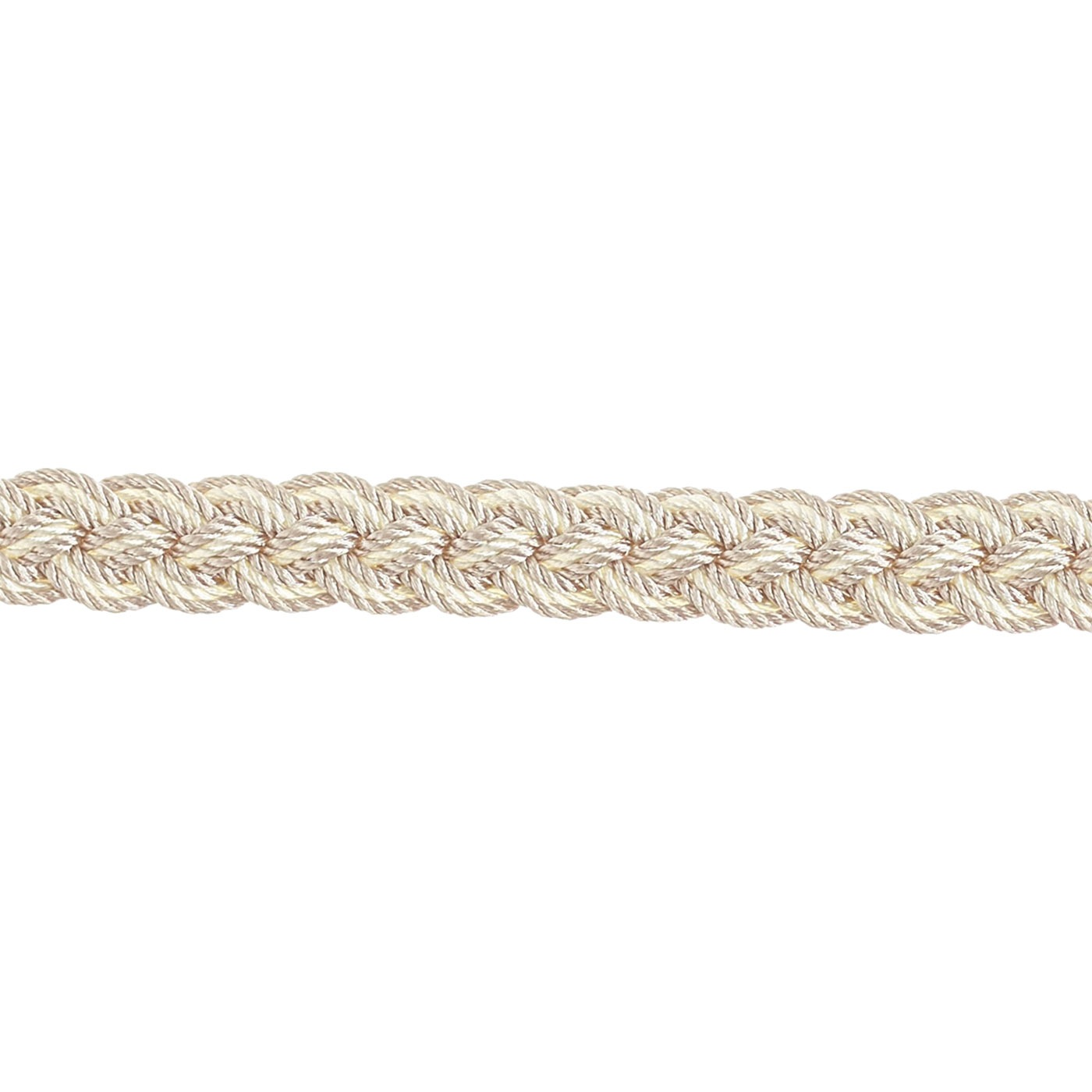 Valenza Braided Gimp Cord 10mm Trim Pearl Patina