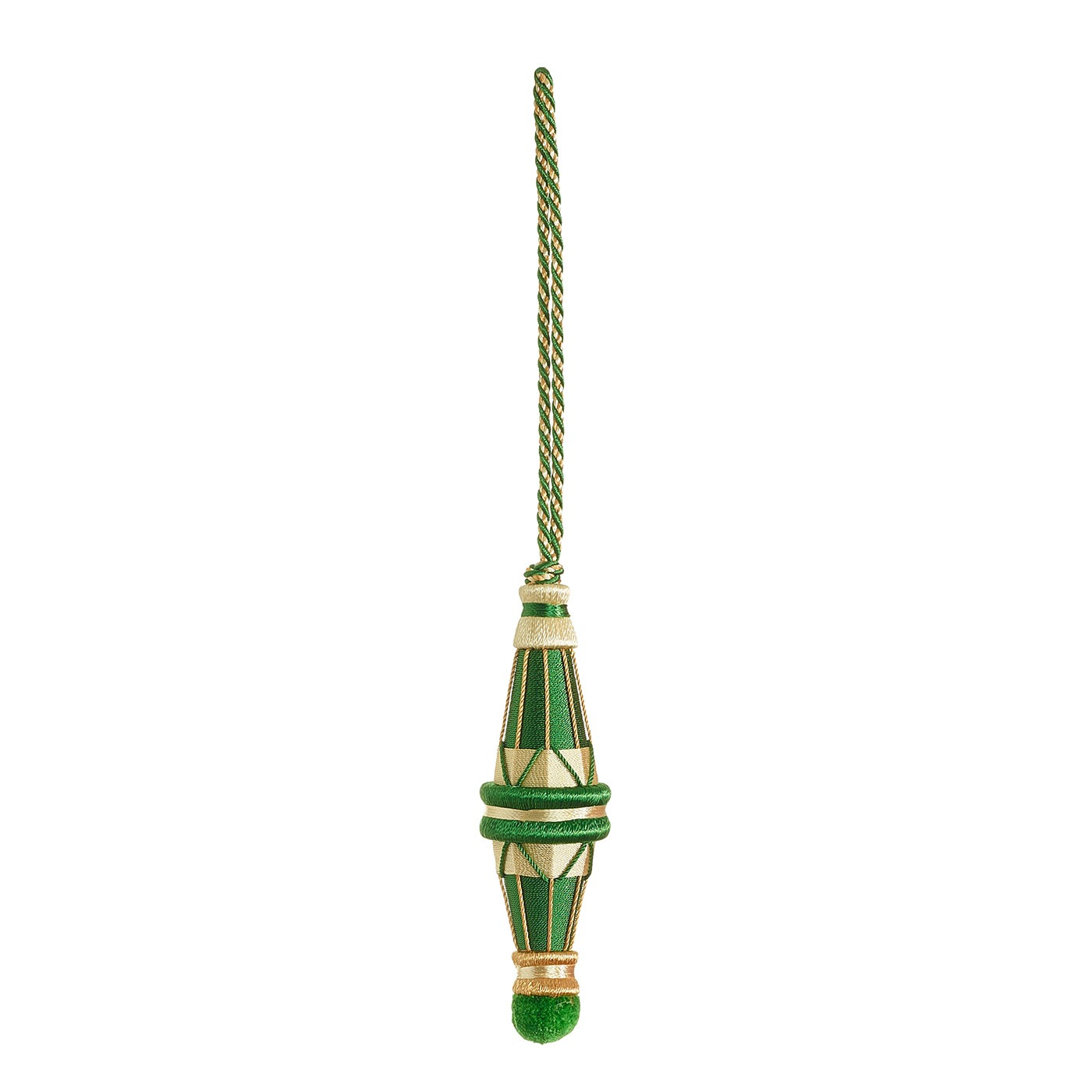 Valenza Decorative 9cm Key Tassel Medici Green