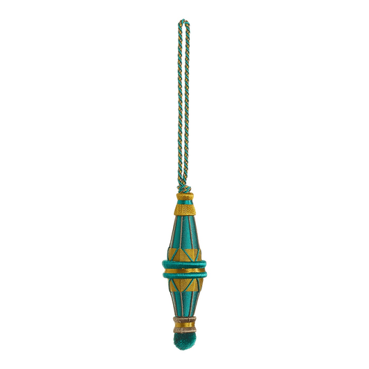 Valenza Decorative 9cm Key Tassel Verdigris Royale