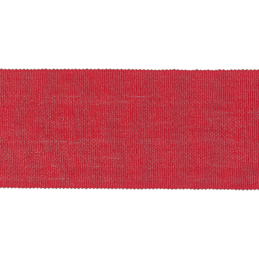 Valenza Plain Wide Braid 65mm Trim Cardinal