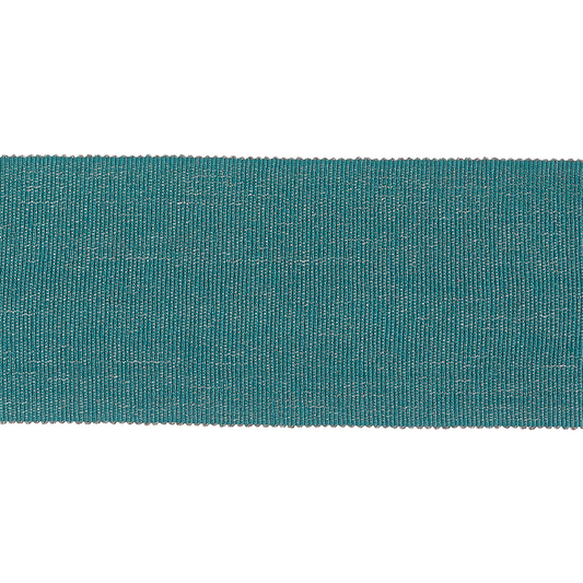 Valenza Plain Wide Braid 65mm Trim Verdigris Royale