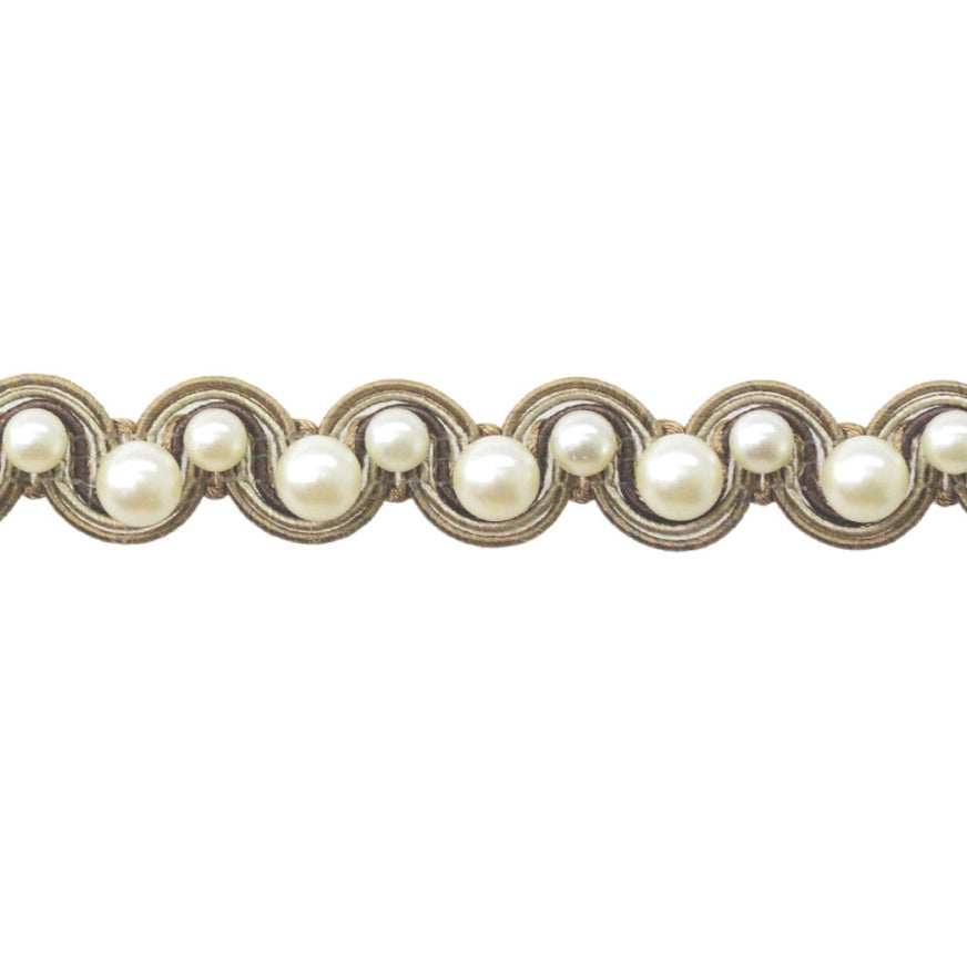 Verona Pearl Gimp Trim Cocoa