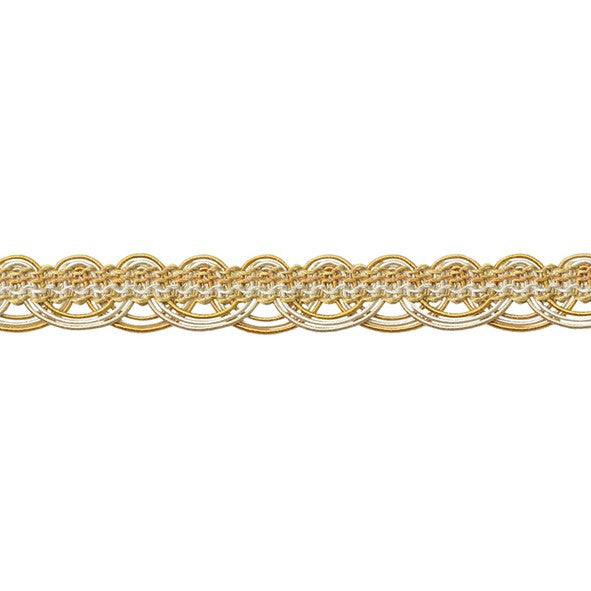 Verona Scroll Gimp Trim Gold