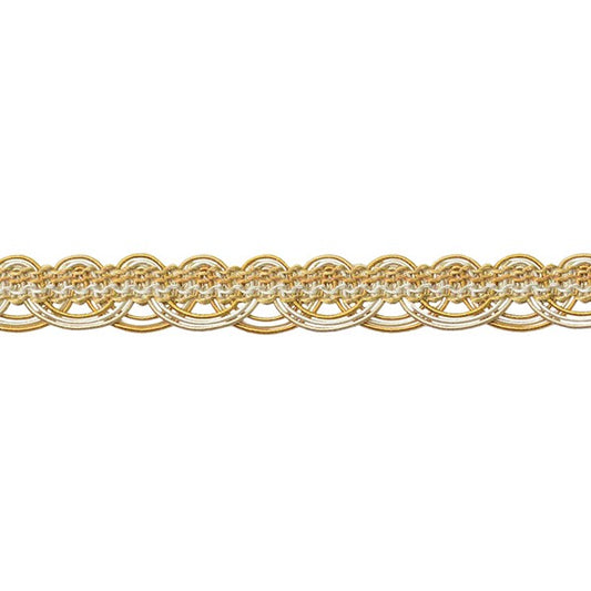 Verona Scroll Gimp Trim Gold