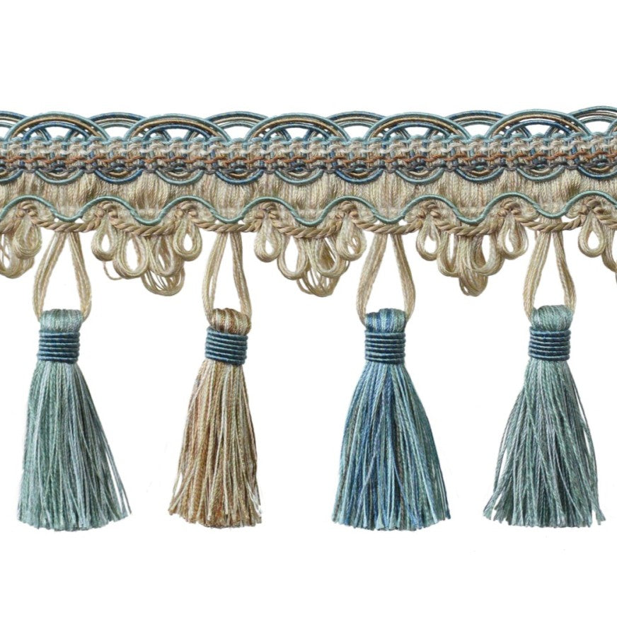 Verona Tassel Fringe Trim Atlantic