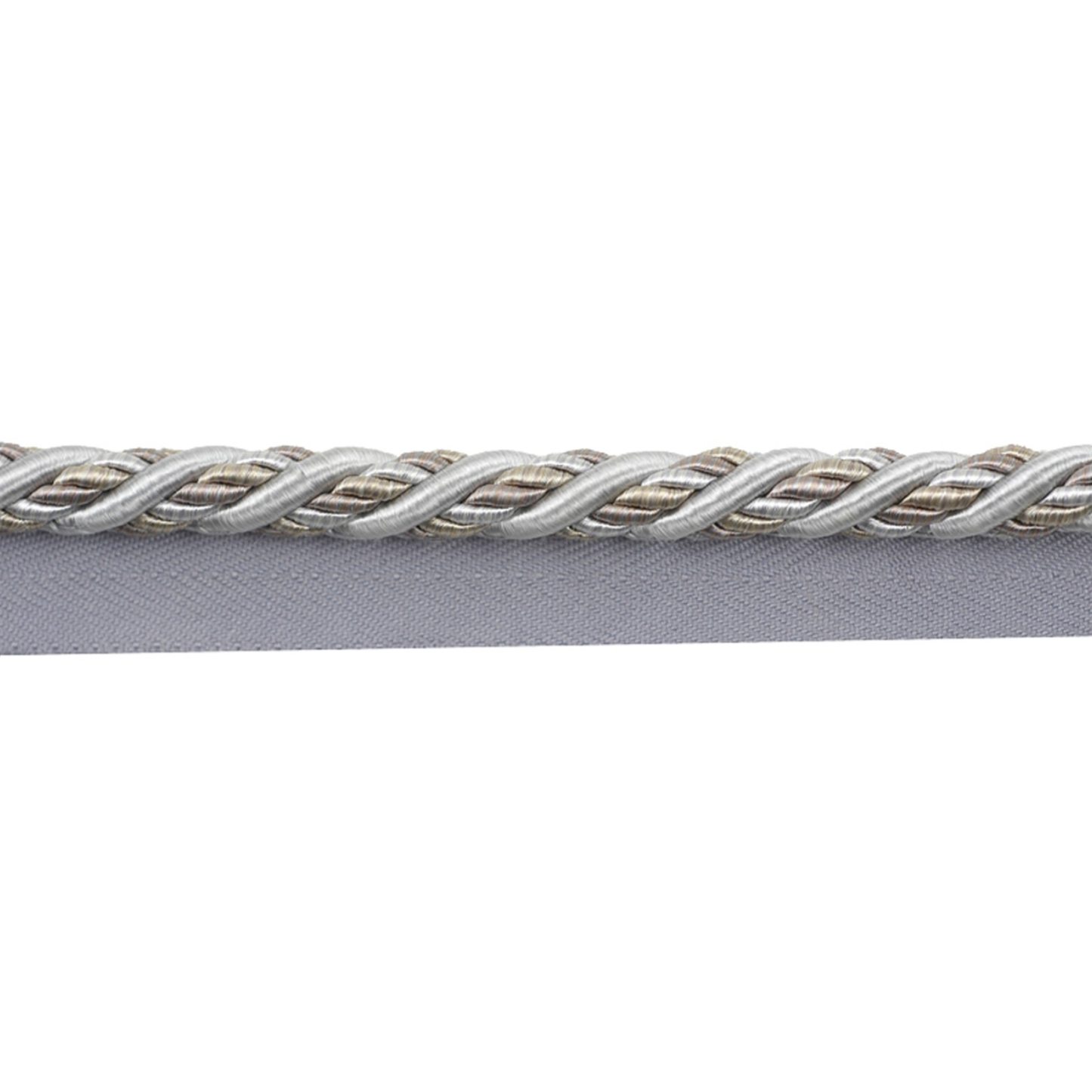 Versailles Piping Cord 10mm Trim Silver Lilac