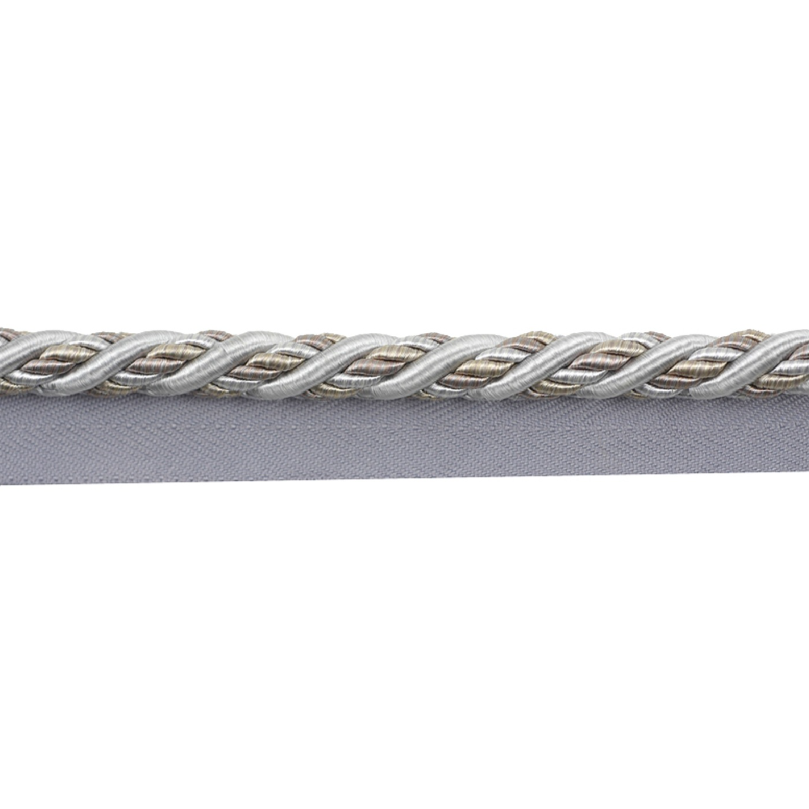 Versailles Piping Cord 10mm Trim Silver Lilac