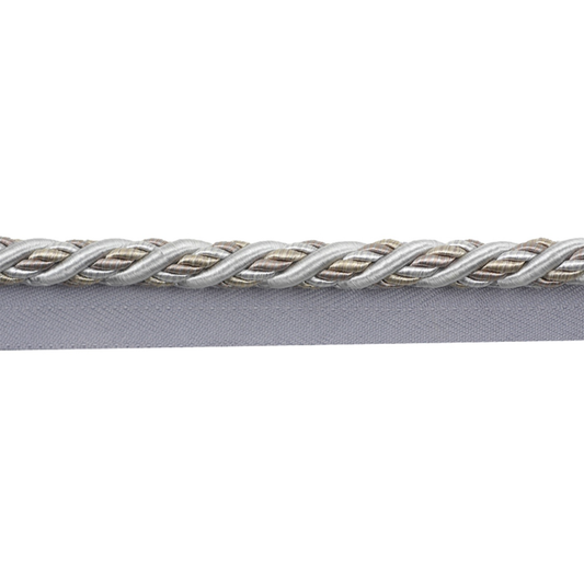 Versailles Piping Cord 10mm Trim Silver Lilac