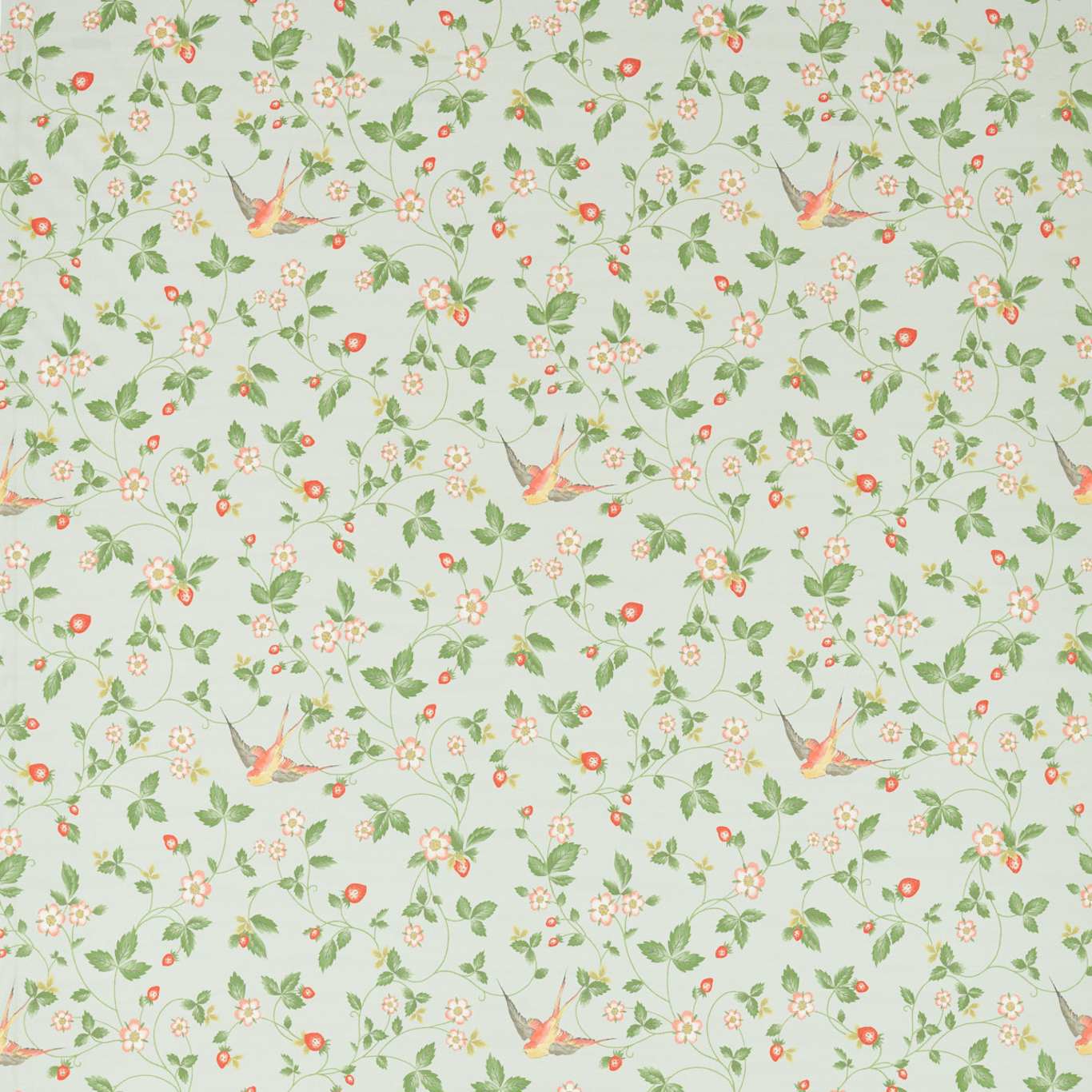 Wild Strawberry Dove Linen