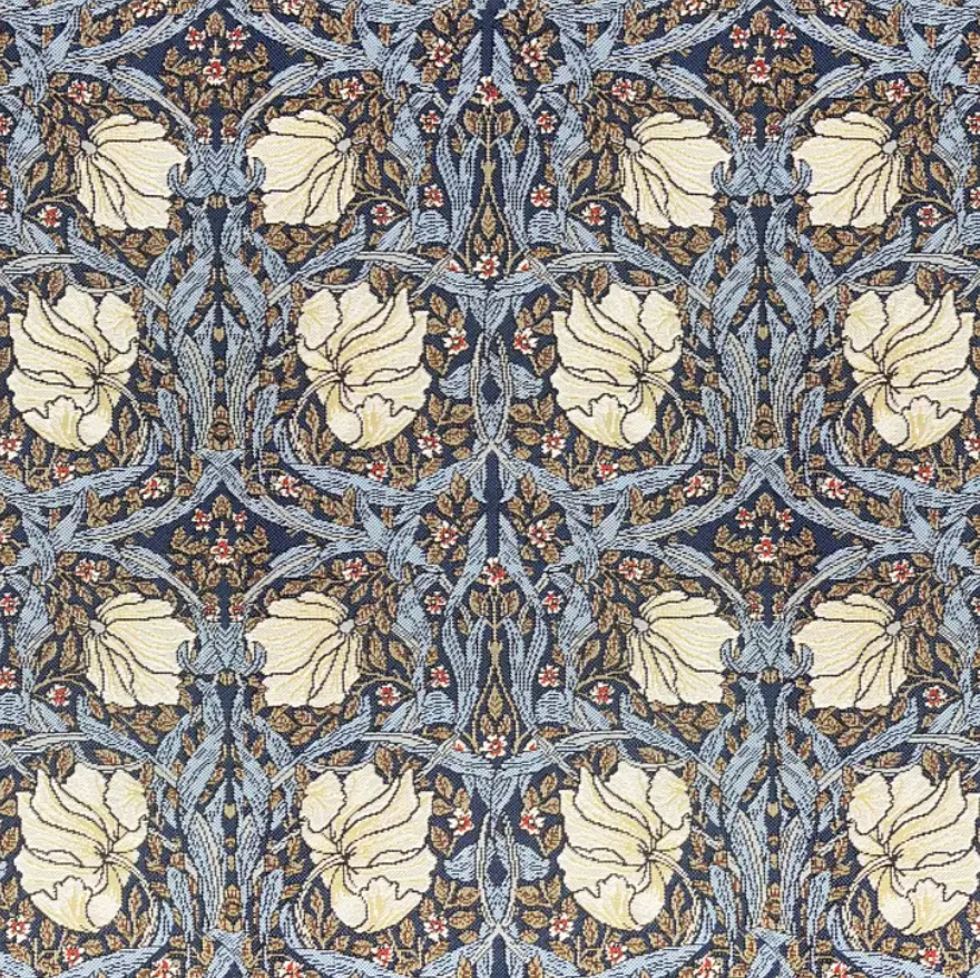 William Morris Tapestry Pimpernel Blue