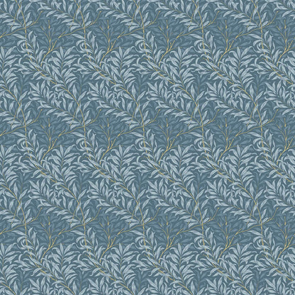 William Morris Willow Bough Denim Fabric for Upholstery