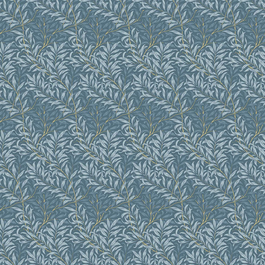 William Morris Willow Bough Denim Fabric for Upholstery