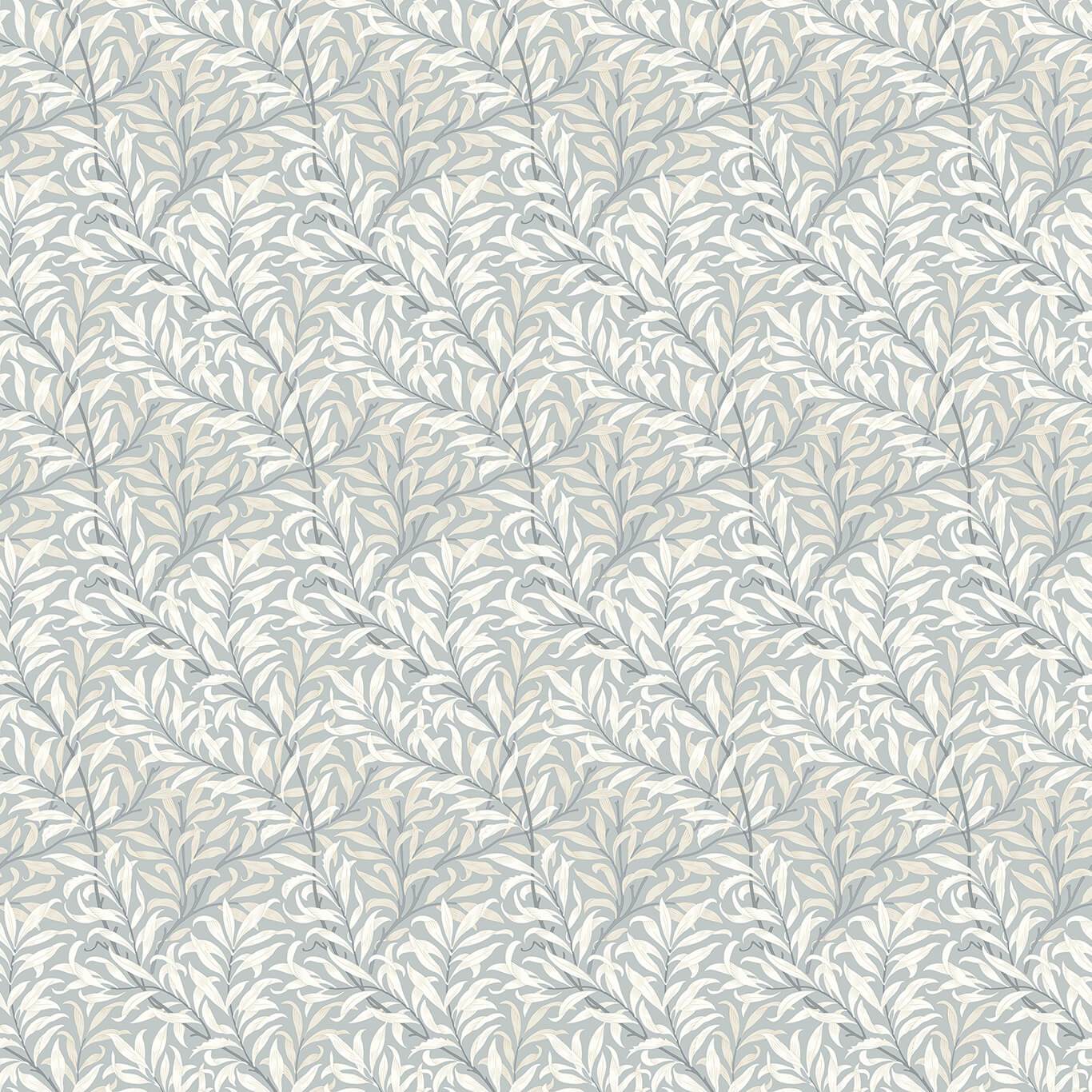 William Morris Willow Bough Dove Fabric for Upholstery