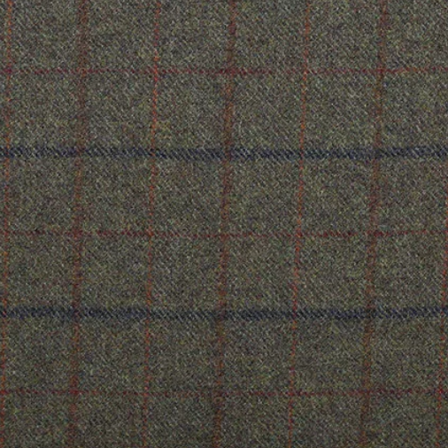 Wychwood Estate Check Wool Tweed Fabric