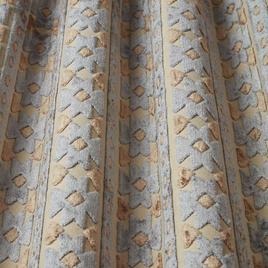 Zanzibar Velvet Glacier Upholstery Fabric