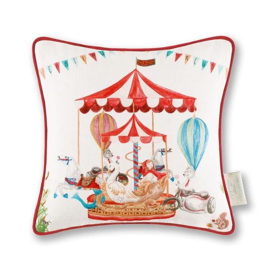 Le Cirque du Chateau Carousel Piped Edge Scatter Cushion