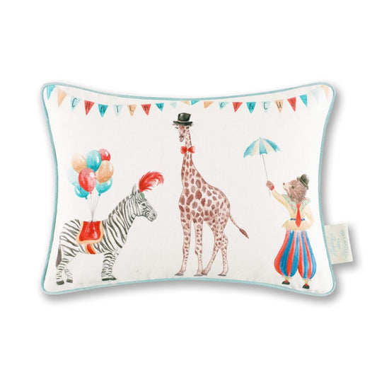 Le Cirque du Chateau Circus Piped Edge Rectangular Cushion