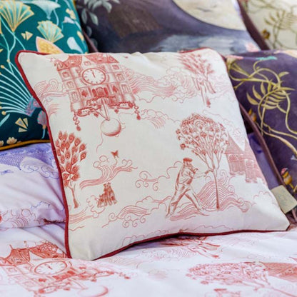 Toile du Chateau Fabric Rouge